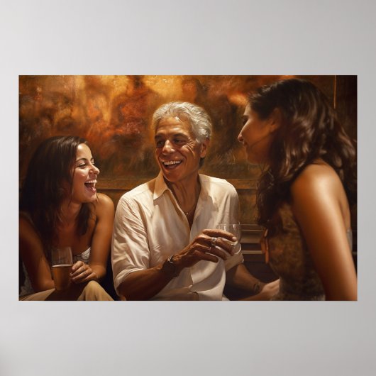 Nooit te oud om van de buena vida te genieten poster (Voorkant)