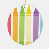 Nooit te oud voor Crayons Keramisch Ornament (Links)