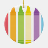 Nooit te oud voor Crayons Keramisch Ornament (Achterkant)