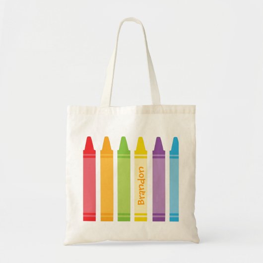 Nooit te oud voor Crayons Tote Bag (Voorkant)