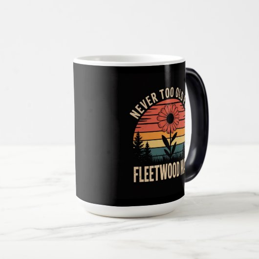 Nooit te oud voor Fleetwood Mac Magische Mok (Voorkant rechts)