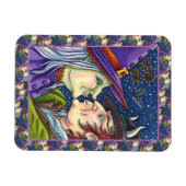 NOOIT TE OUD VOOR ROMANCE, HEKS & WARLOCK IN LIEFD MAGNEET (Horizontaal)