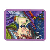 NOOIT TE OUD VOOR ROMANCE, HEKS & WARLOCK IN LIEFD MAGNEET (Horizontaal)