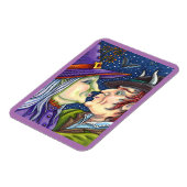 NOOIT TE OUD VOOR ROMANCE, HEKS & WARLOCK IN LIEFD MAGNEET (Linkerzijde)