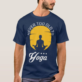 Nooit te oud voor Yoga T-shirt
