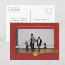 Nooit te oude rode faux gouden glitter foto