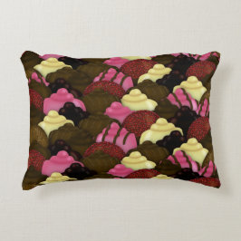 Nooit te veel chocolade - Valentijnsdag Snoep Accent Kussen