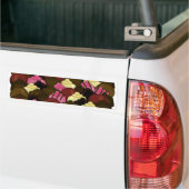 Nooit te veel chocolade - Valentijnsdag Snoep Bumpersticker (Op Truck)