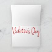 Nooit te veel chocolade - Valentijnsdag Snoep Kaart (Binnen)