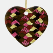 Nooit te veel chocolade - Valentijnsdag Snoep Keramisch Ornament (Achterkant)