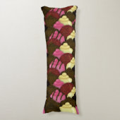 Nooit te veel chocolade - Valentijnsdag Snoep Lichaamskussen (Voorkant Verticaal)