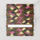 Nooit te veel chocolade - Valentijnsdag Snoep Plaatskaartje (Buitenkant ongevouwen)