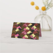 Nooit te veel chocolade - Valentijnsdag Snoep Plaatskaartje (Achterkant)