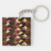 Nooit te veel chocolade - Valentijnsdag Snoep Sleutelhanger (Achterkant)