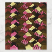 Nooit te veel chocolade - Valentijnsdag Snoep Wijn Etiket (Enkel label)