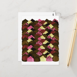 Nooit Te Veel Chocolade - Valentijnsdag Snoepgoed Briefkaart
