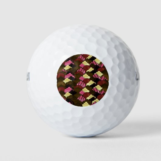 Nooit Te Veel Chocolade - Valentijnsdag Snoepgoed Golfballen (Voorkant)