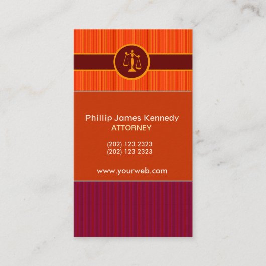 Nooit te veel MU Stripes    StAttorney Appointment Afsprakenkaartje (Voorkant)