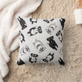 Nooit te veel Poster van Schnauzers Kussen (Deken)