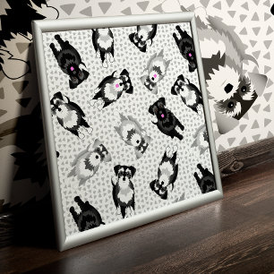 Nooit te veel Schnauzers Poster