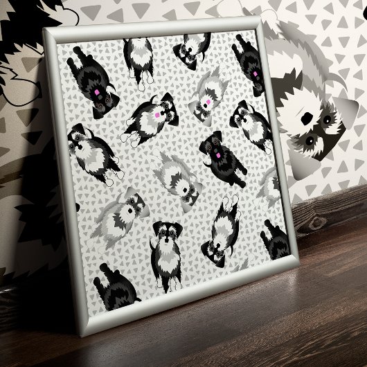 Nooit te veel Schnauzers Poster