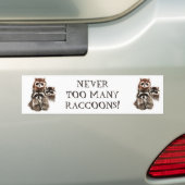 NOOIT TE VEEL WASBEREN GRAPPIG DIER CITAAT BUMPERSTICKER (Op auto)