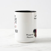 Nooit te ver om samen koffie te drinken tweekleurige koffiemok (Center)