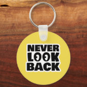 Nooit terugkijken sleutelhanger (Voorkant)