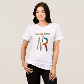 Nooit terugtrekken NR | Vrouwen Tri-Blend T-shirt  (Voorkant volledig)