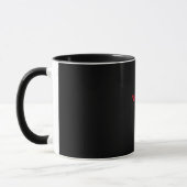 Nooit thee alleen koffiekop mok (Links)