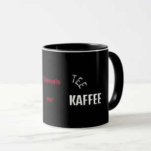 Nooit thee alleen koffiekop mok