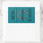 Nooit...TN Warrior Rechthoekige Sticker (Tas)