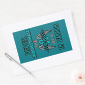 Nooit...TN Warrior Rechthoekige Sticker (Envelop)