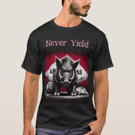 Nooit Toegeven Razorbacks T-shirt