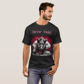 Nooit Toegeven Razorbacks T-shirt (Voorkant volledig)