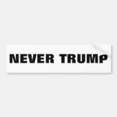 NOOIT TRUMP BUMPERSTICKER (Voorkant)