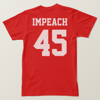 Nooit Trump Impeach 45 T-shirt