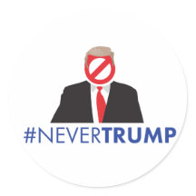 Nooit Trump Sticker