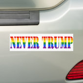 Nooit Trump - Stop Project 2025 - Verdedig de demo Bumpersticker (Op auto)