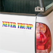Nooit Trump - Stop Project 2025 - Verdedig de demo Bumpersticker (Op Truck)