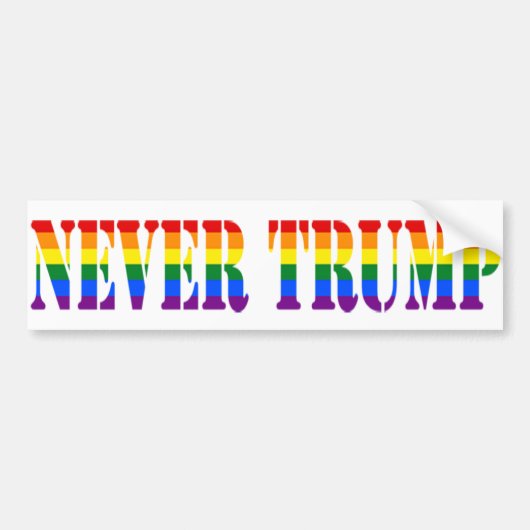 Nooit Trump - Stop Project 2025 - Verdedig de demo Bumpersticker (Voorkant)