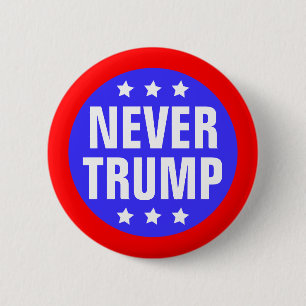 NOOIT TRUMP voor President 2016 Ronde Button 5,7 Cm