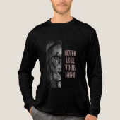NOOIT UW HOOP VERLIEZEN Tri-Blend SHIRT (Voorkant volledig)