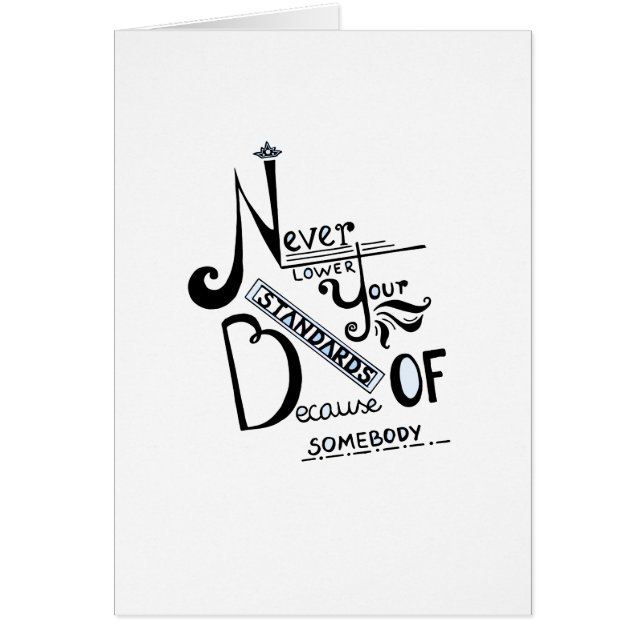 Nooit uw Motivatie offerte voor standaarden verlag (Voorkant)