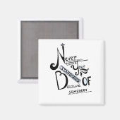 Nooit uw Motivatie offerte voor standaarden verlag Magneet (Voorkant / Achterkant)