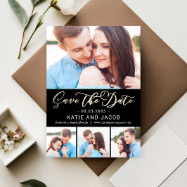 Nooit van EDITABLE KLOR houden Sla de datumkaart o Save The Date