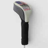 Nooit vergeten 11 september 2001 Herdenkingsdag VS Golfheadcover (Schuin)