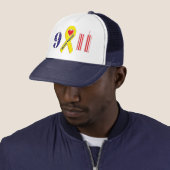 Nooit vergeten 11 september Gele lint Trucker Pet (In situ)