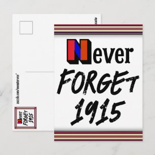 Nooit vergeten 1915 ansichtkaart briefkaart
