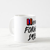 Nooit vergeten 1915 koffiemok (Voorkant links)